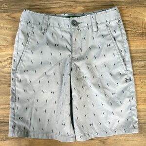 UA Match Play Printed Heat Gear Golf Shorts